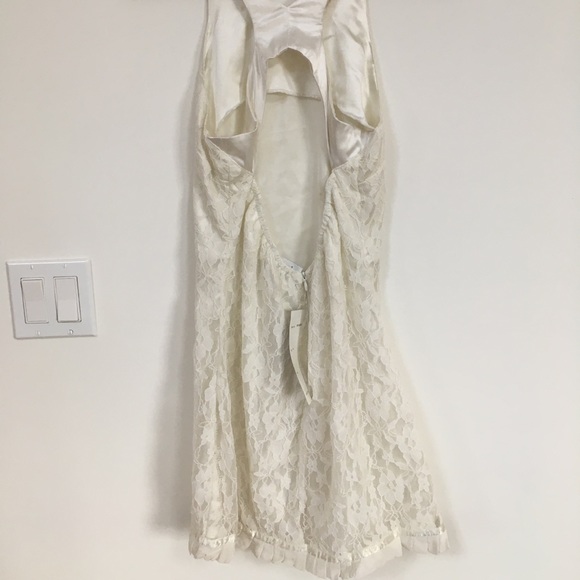 White Lace Dress - Picture 3 of 5